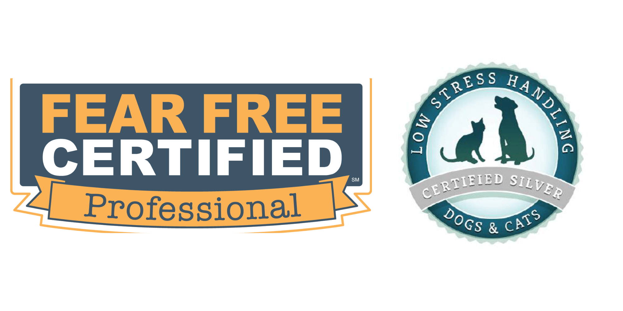 Fear Free and Low Stress Handling Badges Fear Free and Low Stress Handling Badges